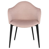 Nora Dining Chair (Matte Black Steel Legs)