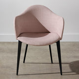 Nora Dining Chair (Matte Black Steel Legs)