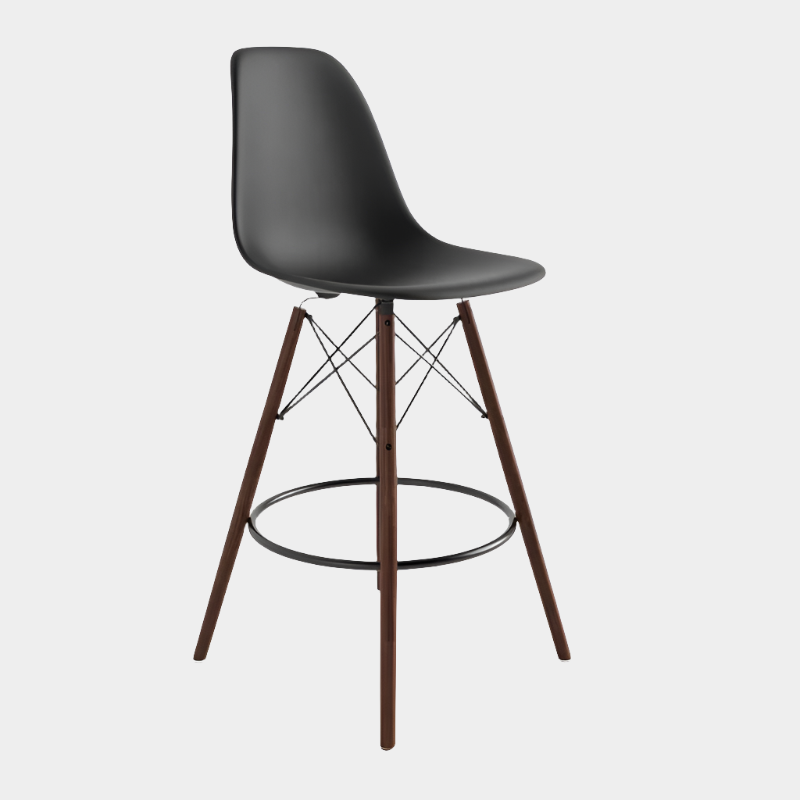 Eiffel Stool Wood (26") (Walnut Base)