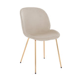 Lotus Chair Lotus Beatle Gold Chair Velvet