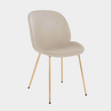 Lotus Chair Lotus Beatle Gold Chair Velvet