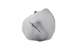 Log Large Silver Stool