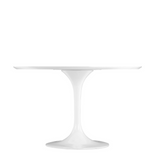 Tulip white High Gloss Dining Table (43")