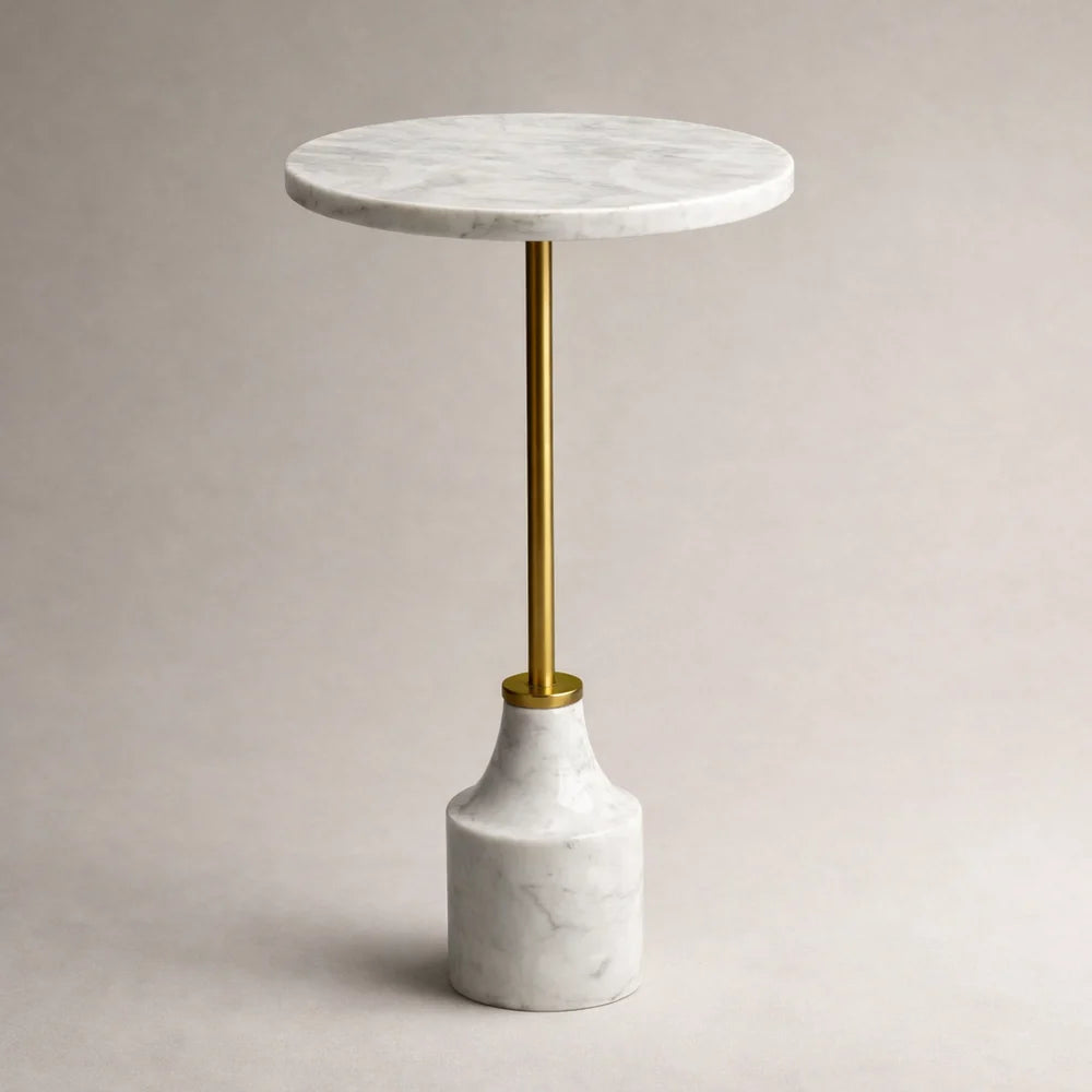 Mercury Marble Side Table