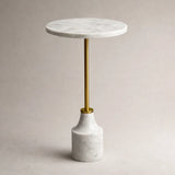 Mercury Marble Side Table