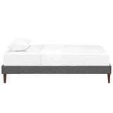 Tessie Fabric Bed Frame with Squared Tapered Legs