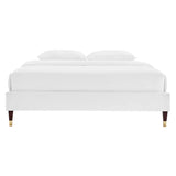 Harlow Performance Velvet Platform Bed Frame