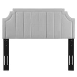 Alyona Channel Tufted Performance Velvet Headboard