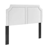 Novi Performance Velvet Bed With Wood and Gold Legs