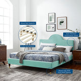 Aurora Performance Velvet Bed
