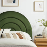 Solana Arched Performance Velvet Headboard