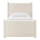 Rael Performance Velvet Platform Bed