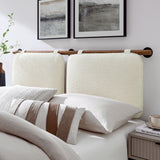 Anela Wall-Mounted Chenille Upholstered Headboard
