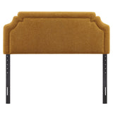 Magnolia Upholstered Fabric Queen Size Headboard
