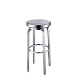 Mel Swivel Stainless steel Counter Stool
