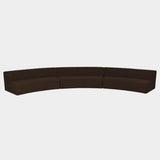 Naomi 3 Piece Concave Modular Sectional