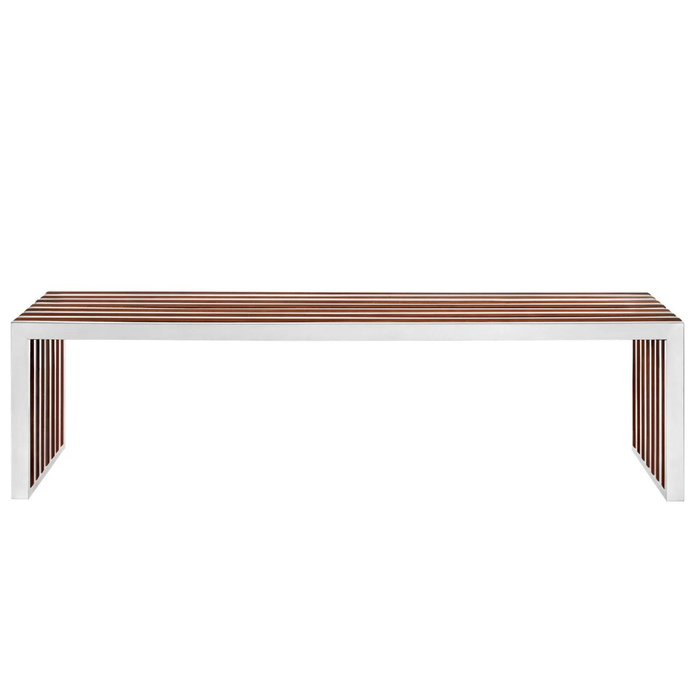 Nove Walnut Large Bench