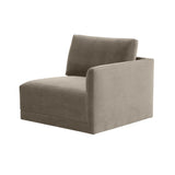 Willow Performance Velvet Modular RAF Corner Chair