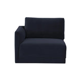 Willow Performance Velvet Modular LAF Corner Chair
