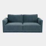Willow 74" Performance Velvet Modular Loveseat