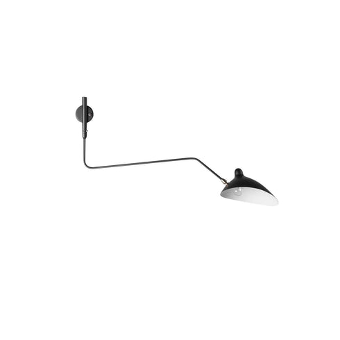 Simio Wall Lamp Black (One Head)