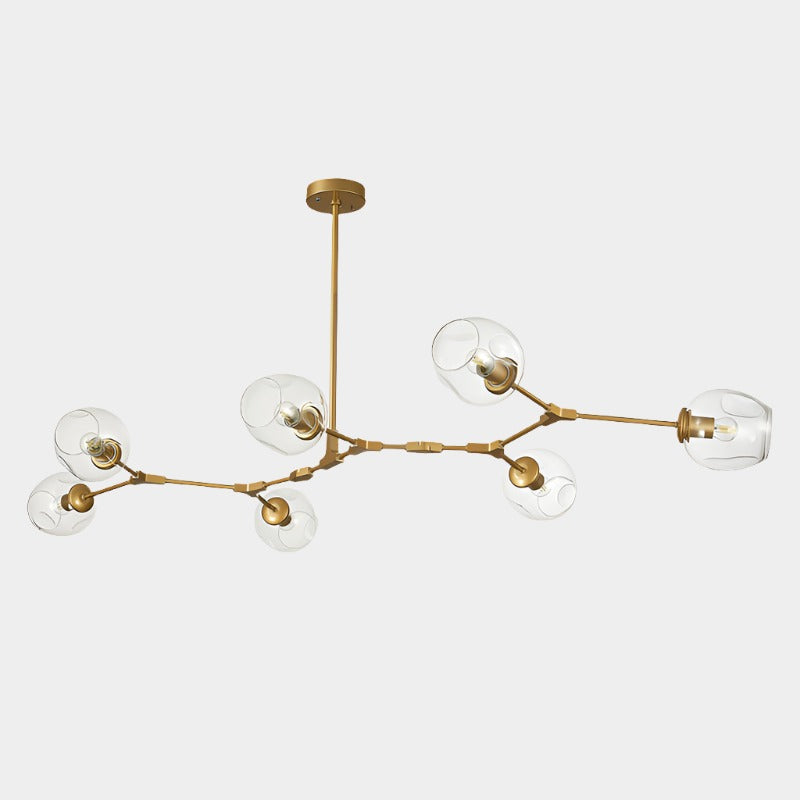 Branching Globe Chandelier, 7 Lights