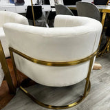 Shelbi Linen Lounge Chair