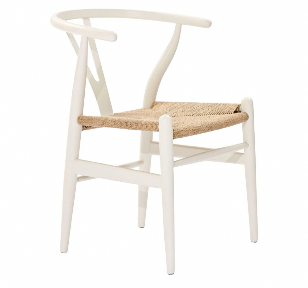 Woodcord Chair White-Natural