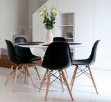 Modern Fun Eiffel Chair Natural Wood  Base