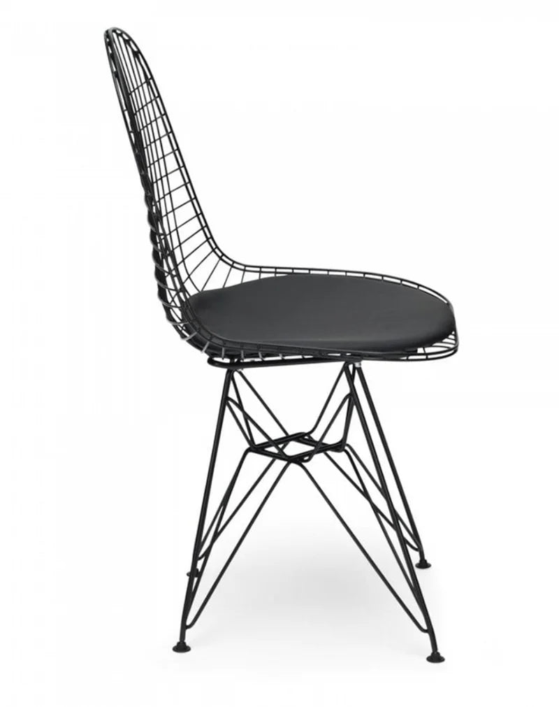 Mesh Eiffel Chair in Black