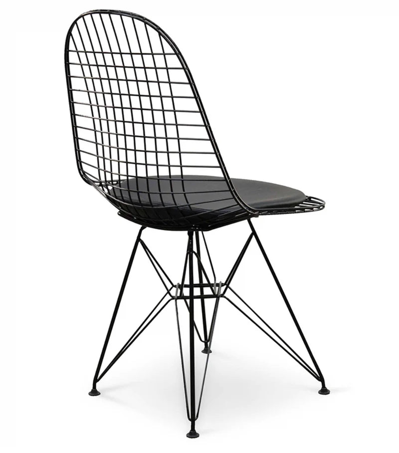 Mesh Eiffel Chair in Black