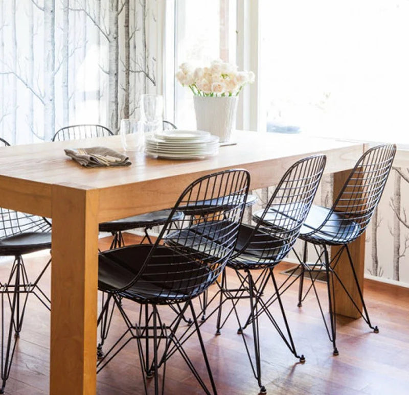 Mesh Eiffel Chair in Black