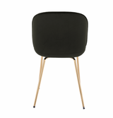 Lotus Chair Lotus Beatle Gold Chair Velvet