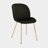 Lotus Chair Lotus Beatle Gold Chair Velvet