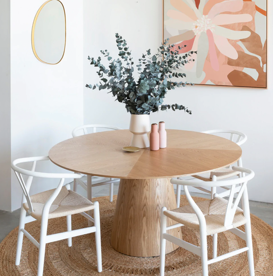 Woodcord Chair White-Natural