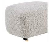 Flemming Lassen The Tired Man Lounge Chair & Footstool in Genuine Sheepskin