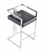 Harvey Stool Gold Leather (Warehouse Sale, local pickup only)