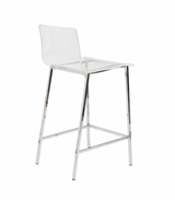 Clear Cloe Acrylic Stool (Warehouse Sale, local pickup only)