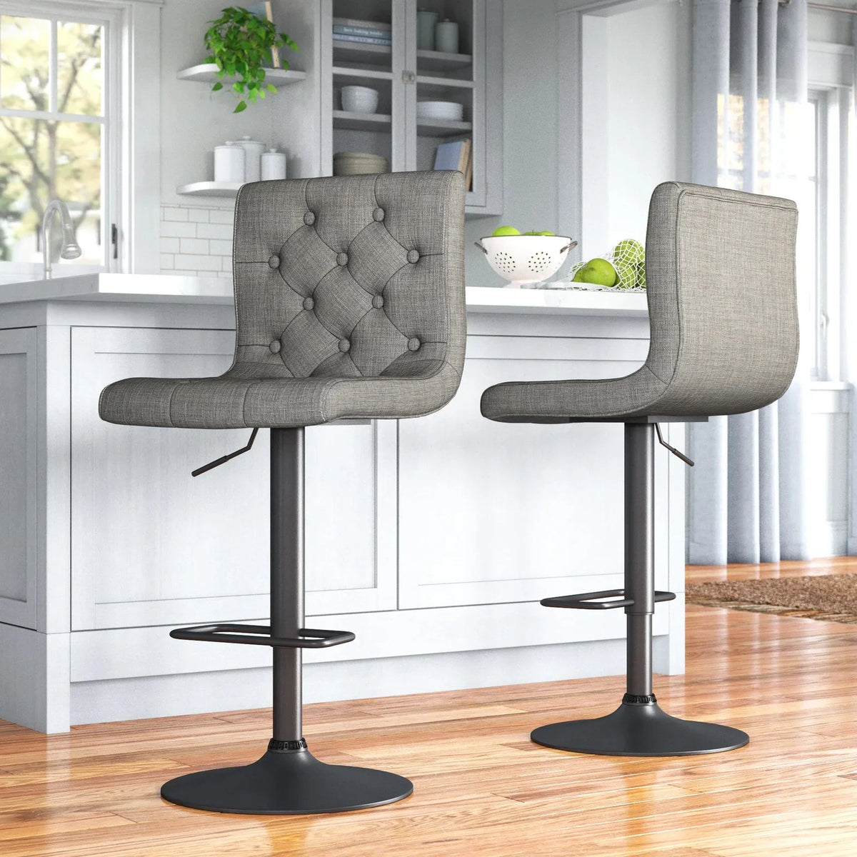 Fabric  Adjustable Stool (LOCAL PICKUP ONLY)