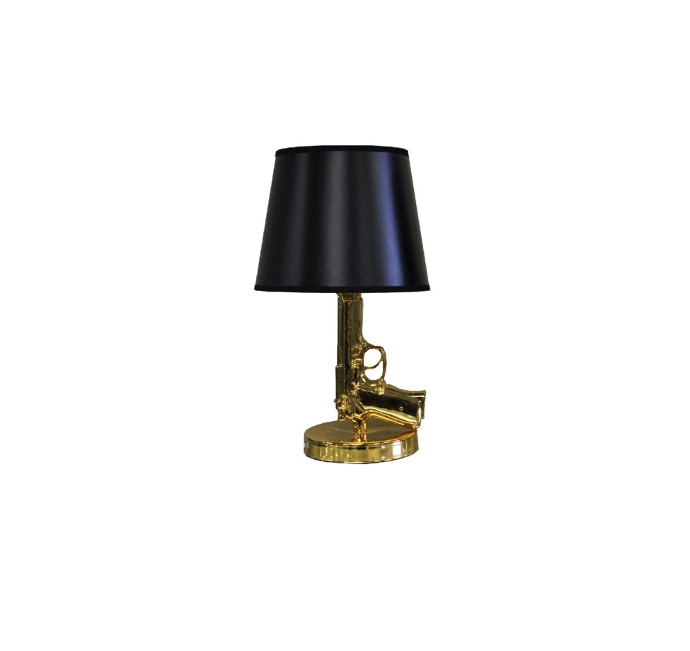 Small Gun Lamp (Gold)