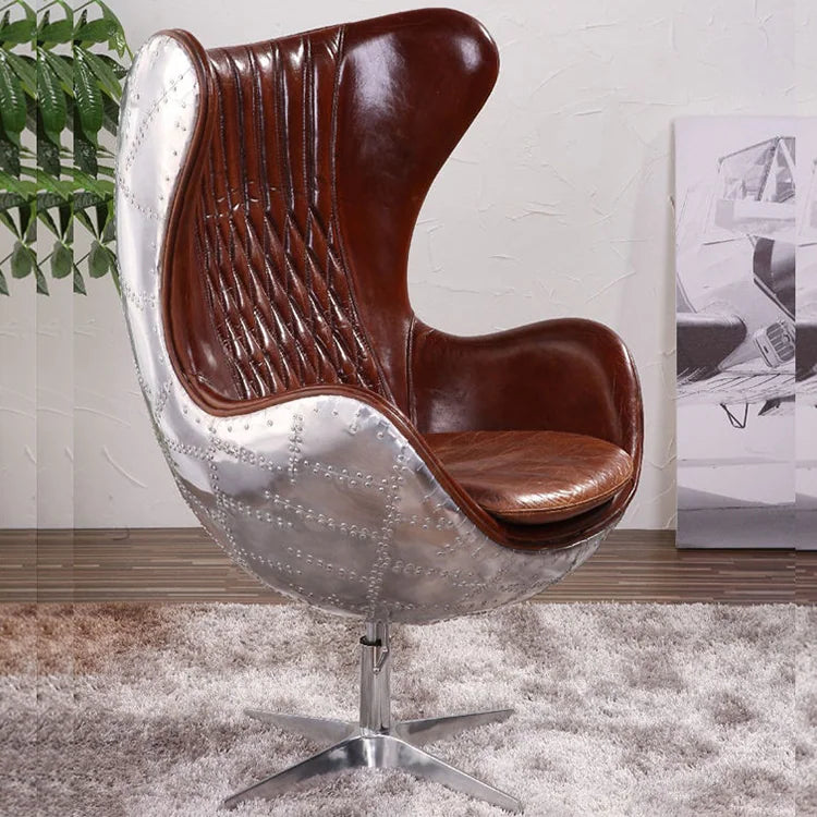 Aviator Aluminum  Egg Chair (Warehouse sale, local pickup only)