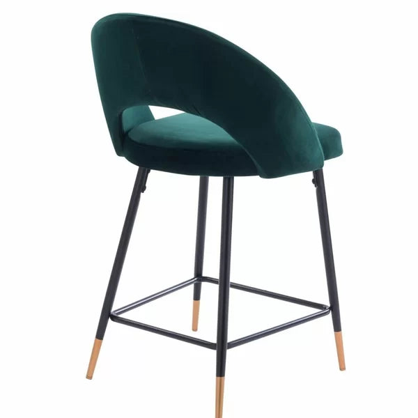 Akira Velvet Counter Stool