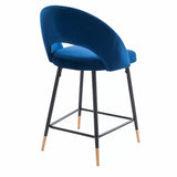 Akira Velvet Counter Stool