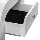 Hump 26" Arched Nightstand With Drawer