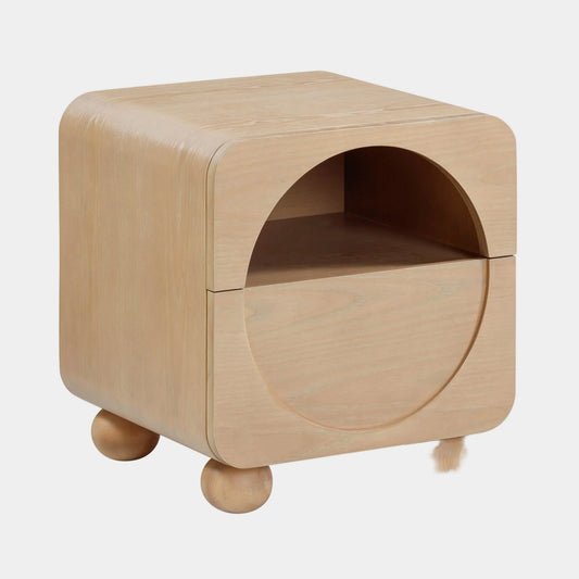 Moonrise 20" Natural Ash Nightstand With Drawer