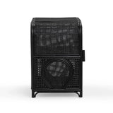 Tina 27" Rattan Nightstand With Storage