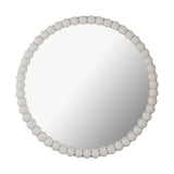 Baria 30" Wooden Round Wall Mirror