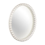 Baria 30" Wooden Round Wall Mirror