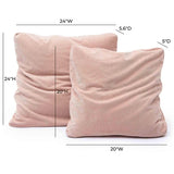 Tipsy Upcycled Chenille Square Floppy Pillow