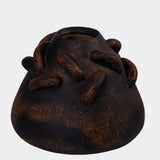 Visha Roped Dark Terracotta Decorative Vase